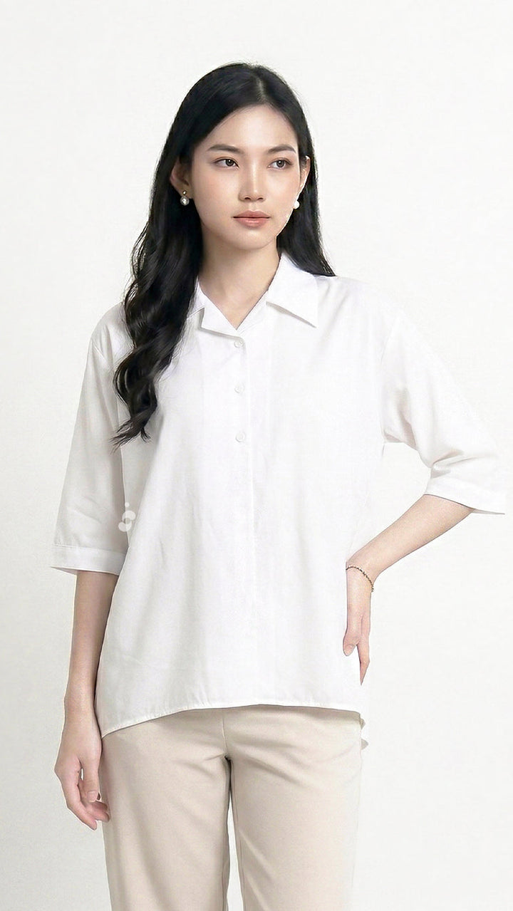 Ruth Top White