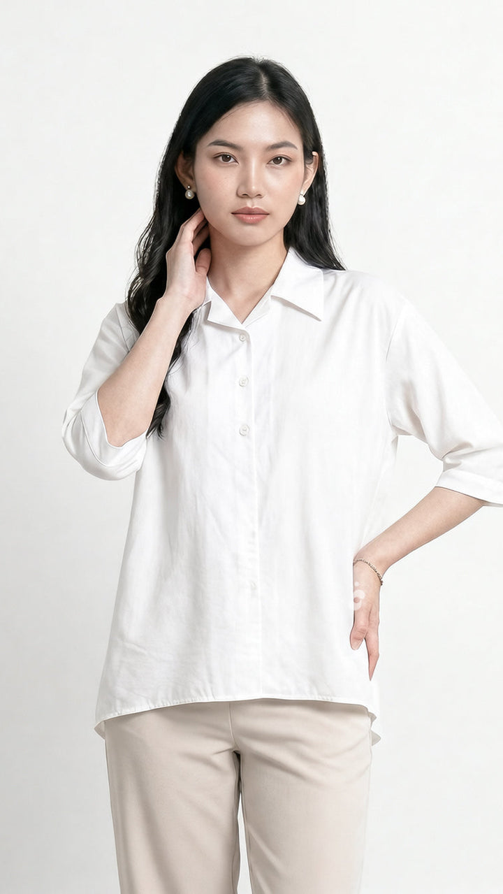 Ruth Top White