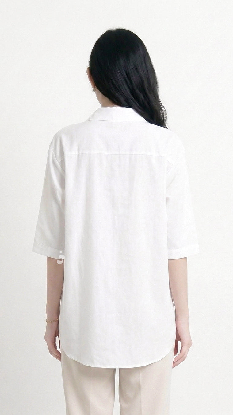 Ruth Top White