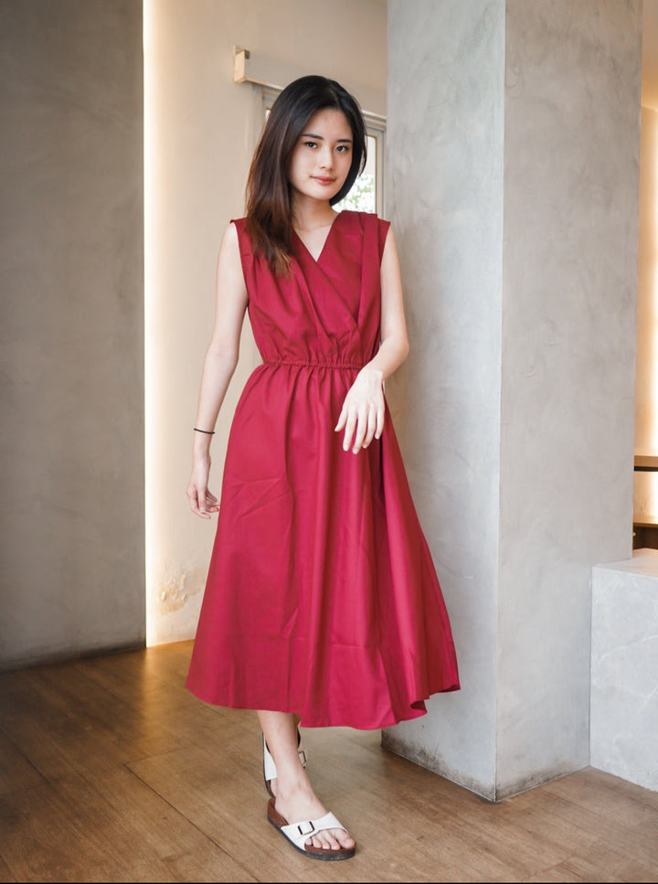 Maroon Dress